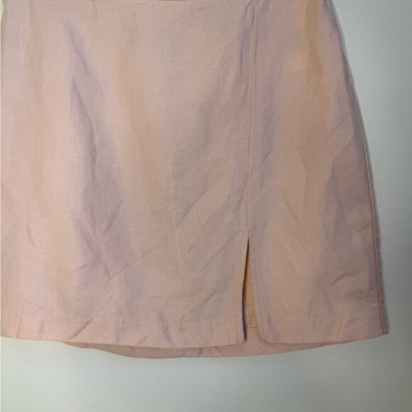 Aritzia Wilfred Linen Blend Patio Mini Skirt Size 6 - Picture 3 of 10